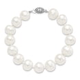 thumbnail image 4 of Auriga 925 Sterling Silver White Pearl Bracelet 7.25inch for Women, 4 of 6