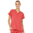 thumbnail image 3 of Medichic Mini Marilyn Eleanor V-Neck Scrub Top, 3 of 5
