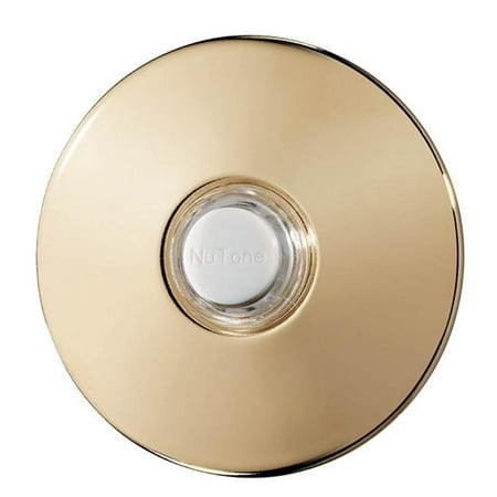 Polished Brass Handbell - Broan Nutone Door Bell Chime PB41LBGL Polished Brass