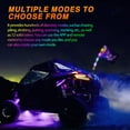 thumbnail image 3 of Nilight RGB Whip Light 1PC 3FT Lighted Antenna Whips with Remote & App Control DIY Chasing Patterns Brake Reverse Lights for ATV UTV Polaris RZR Can-am Dune Buggy Pickup Trucks Jeep, 3 of 9