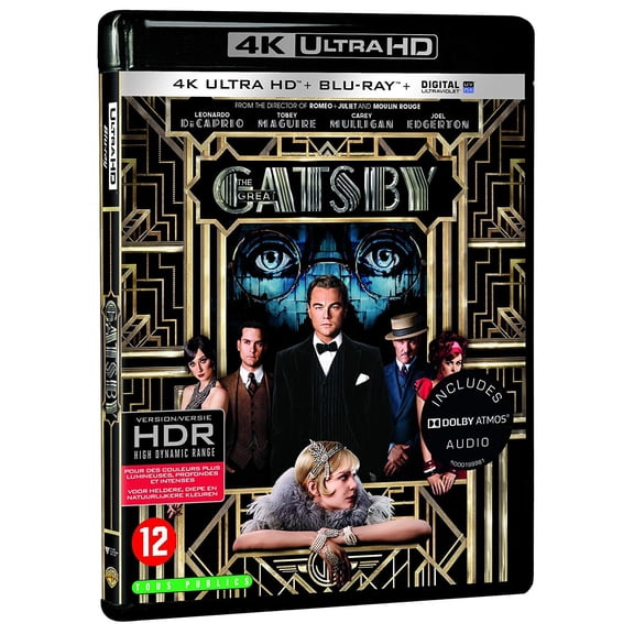 Great Gatsby (4K Ultra HD) Baz Luhrmann Tobey Maguire Leonardo Dicaprio