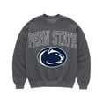 thumbnail image 5 of Women's Gameday Couture Charcoal Penn State Nittany Lions Oversized Rising Stars Premium Fleece Drop Shoulder Sweatshirt, 5 of 5