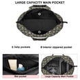 thumbnail image 3 of Black Buffalo Geometric Pattern Travel Tote Bags for Women Carry On,Large Weekender Bags for Women Travel,Multi Functional Duffle Bag for Work,Shopping,Sports, 3 of 5