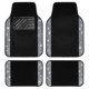 thumbnail image 1 of Tapetes para piso de auto CAR PASS con brillo y diamantes, impermeables, 4 piezas, 1 of 9