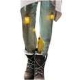 thumbnail image 2 of Travel Pants for Women Sevevn Womens Halloween Fashion Print Leggings Yoga Casual Pants Multicolor M, 2 of 7