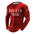 thumbnail image 1 of Playeras Básicas Para Hombre, Camiseta Informal De Otoño Con Estampado De Colores Y Cuello Vuelto, Camiseta De Manga Larga, 1 of 2