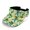Banana and Tropical Leaves Pattern, variant on Neon Tropical Dark Sports Visor Cap, Open Top Sun Visor Hat Polyester Fabric Adjustable Breathable Sports Visor Hat for Beach