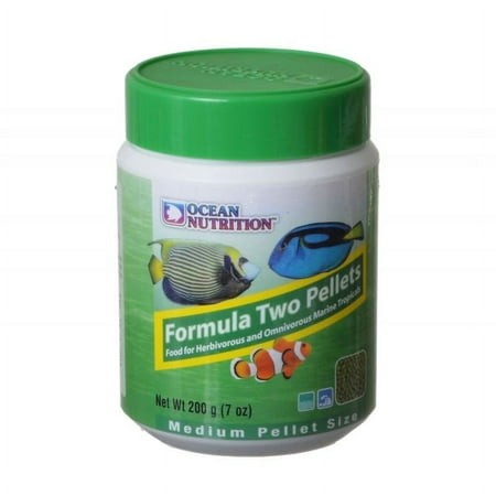 Ocean Nutrition Formula Two Marine Pellets - Spirulina Enriched Food for Marine Tropical Fish