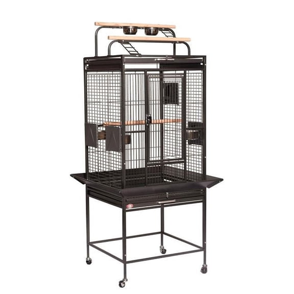 A&E Cage 8002422 HQ Sandstone 24 x 22 in. Play Top Cage with 0.625 in. Bar Spacing, Sandstone - 2 Box per Set