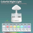 thumbnail image 4 of 2 in 1 Rain Cloud Aromatherapy Essential Oil Zen Diffuser & Raining Cloud Night Light Mushroom Lamp, 4 of 5