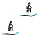thumbnail image 1 of Vogacara 15 Toilet Aid Long Reach Comfort Bottome Limpiaparabrisas para papel higiénico Grip Black Type1, 1 of 1