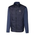 thumbnail image 2 of Men's Cutter & Buck Navy Springfield Cardinals Big & Tall Stealth Hybrid Quilted Full-Zip Windbreaker Jacket, 2 of 3
