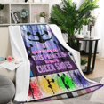 thumbnail image 2 of Cheer Blanket Cheerleader Gifts for Girls, Cheerleader Gifts Blanket, Cheer Gifts for Girls, Cheer Coach Gifts Cheerleader Blanket 60x80 Inch, 2 of 5