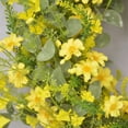 thumbnail image 4 of Inteprter Guirnalda de flores artificiales, guirnalda de de margaritas, adorno colgante, decoración colorida de hojas de eucalipto para guirnaldas, 4 of 6