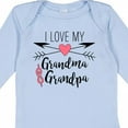thumbnail image 4 of Inktastic I Love My Grandma and Grandpa Heart and Arrows Boys or Girls Long Sleeve Baby Bodysuit, 4 of 5
