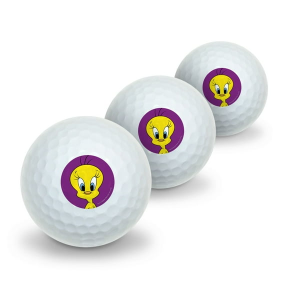 Looney Tunes Tweety Bird Novelty Golf Balls 3 Pack