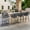 Gray, variant on MEISSALIVVE Set of 2 Counter Height Swivel Stools, 24.4" H Rattan Woven Counter Stools with Wood Armrests, 360° Swivel Design for Kitchen, Bar and Living Area, Gray