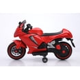 thumbnail image 3 of Xuanlur 24V Ride On Toys Motorcycle for Big Kids, Kids Car Motorcycle with LED Light, Gift for Boys & Girls Ages 3-8 (Wine Red), 3 of 6