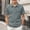 Grey, variant on 2026 New Boys Breeze Polo Shirts Short Sleeve V-Neck Textured Knitted Shirts Lightweight Hollow Out Casual Tops(White,13-14 Years)
