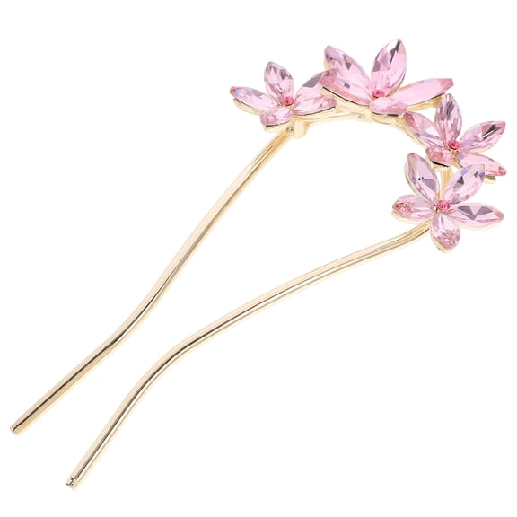 WRITWAA Bridal Hair Pin Wedding Hair Clip for Women Versatile Accessory in Pink 1 Set