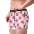 thumbnail image 3 of Kdxio Men's Boxer Briefs with Floral Strawberr Print - Comfortable and Breathable Underwear for Everyday Wear, 3 of 7