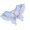 Blue button, variant on Embroidered Butterfly Shoulder Cape Chinese Pearls Tassels False Collar Shawl