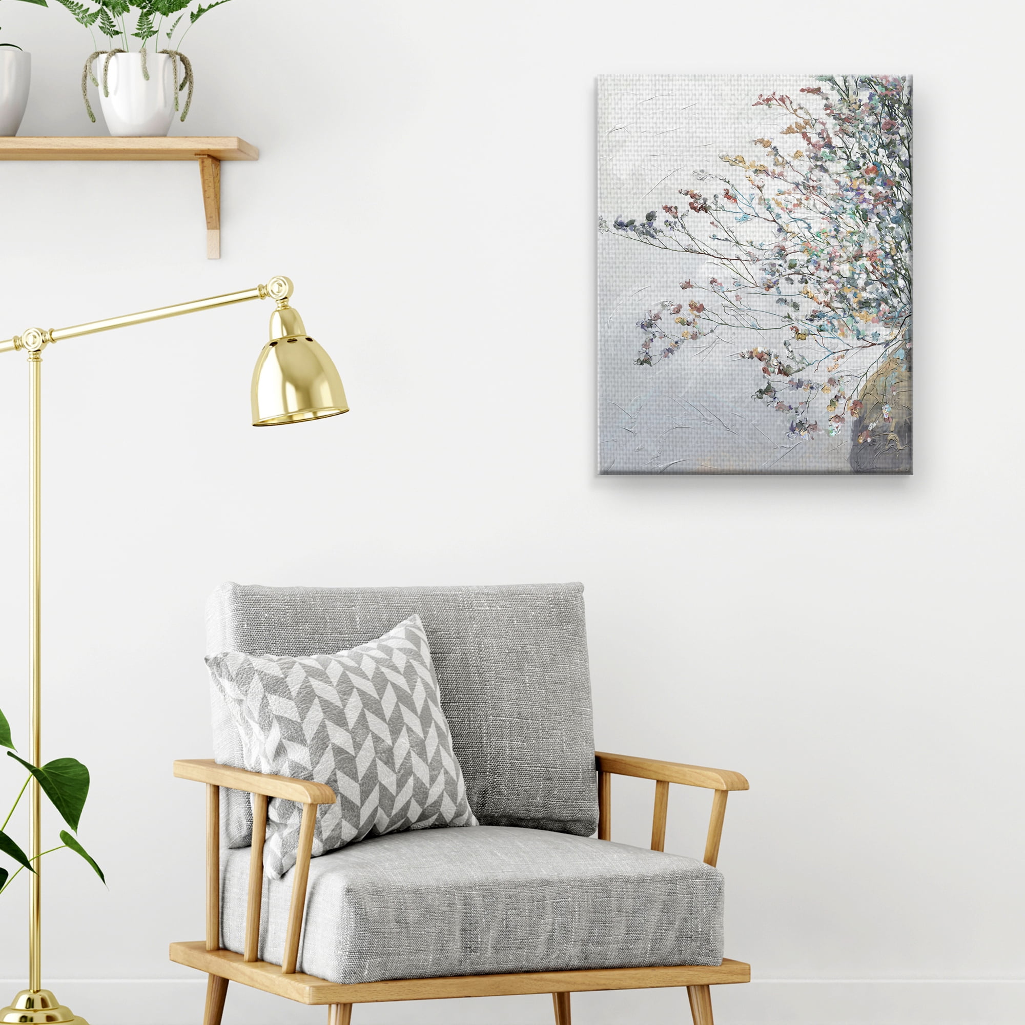 Fine Art Canvas Bellaflora Flowers in Vase by Studio Arts Canvas Art Print