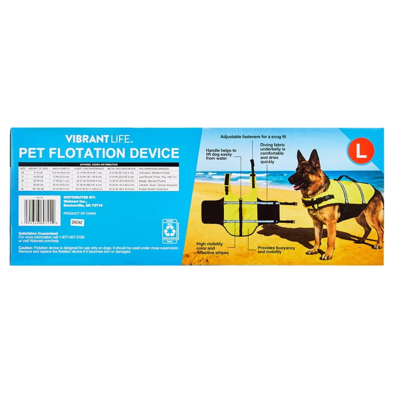 High-Visibility Dog Flotation Device with Top Handle photo 5