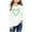 White, variant on Kids St. Patrick's Day Shirts Girl Shamrock Graphic Shirts St Patty's Lucky T-Shirt Long Sleeve Tops 2-9y