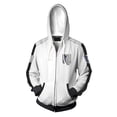 thumbnail image 1 of Sudadera de Anime Jersey con capucha Attack on Titan Eren Jaeger Cosplay disfraz chaqueta cremallera TopsBlancoS Deng Xun unisex, 1 of 2