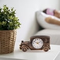 thumbnail image 3 of Reloj despertador con escultura de coche Reloj despertador retro de lujo Reloj de mesa de novedad, 3 of 5