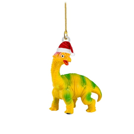 

Labakihah 1 Pack Car Mirror Flat Pendant Decoration Car Ornament Gift Christmas Dinosaur Statue Craft Pendant Car Accessories Decoration christmas decorations christmas ornaments