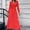 Red, variant on Blmnix Dresses for Women A Line Dresses Long Dresses Fit & Flare Dresses Maxi V-Neck Green Long Sleeve Belted Casual Dresses,S