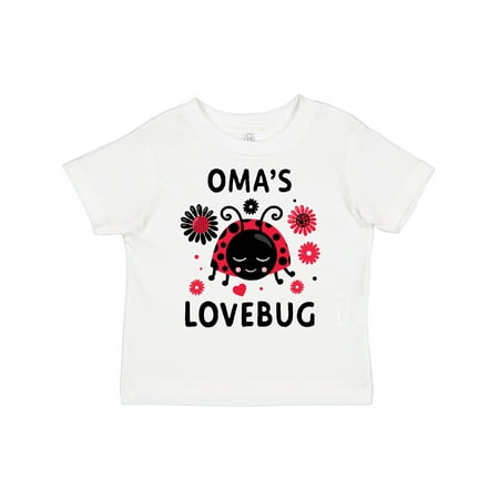 

Inktastic Valentine s Day Oma s Lovebug Boys or Girls Toddler T-Shirt