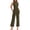 Army Green, variant on Women Jumpsuits Dressy Sleeveless One Piece Jumpsuits Baggy Long Pants Baggy Overalls Crewneck Going Out Vacation Summer Rompers For Women XXL