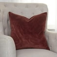 thumbnail image 5 of Rizzy Home 22" x 22" Poly Filled Pillow with Cotton Canvas Cover-Rust, 5 of 5