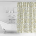 thumbnail image 4 of 72x78 Inch Shower Curtain Yellow Flower Bathroom Decor Waterproof Fabric Bathtub Bath Curtains Decorative Vintage Farmhouse Boho Leaf Spring Plant Extra Long Shower Curtain Set with Hooks, 4 of 6