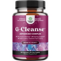 Natures Craft G-Cleanse Uric Acid Supplement - Uric Acid Cleanse for Joint & Kidney Support - Kidney Cleanser with Chanca Piedra, Tart Cherry Extract, Celery Seed Extract Capsules - 60 Count
