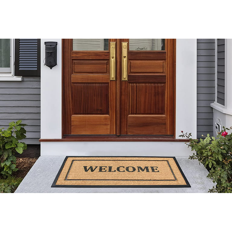 Thickness Luxury Large Door Mats Home Floor Welcome Mat for Indoor Outdoor  - Warmly Home