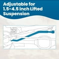 thumbnail image 4 of Restored Maxpeedingrods Adjustable Front Track Bar for Jeep Cherokee XJ Wrangler TJ with 1.5-4.5" Lift, Poly Bushing (Refurbished), 4 of 9