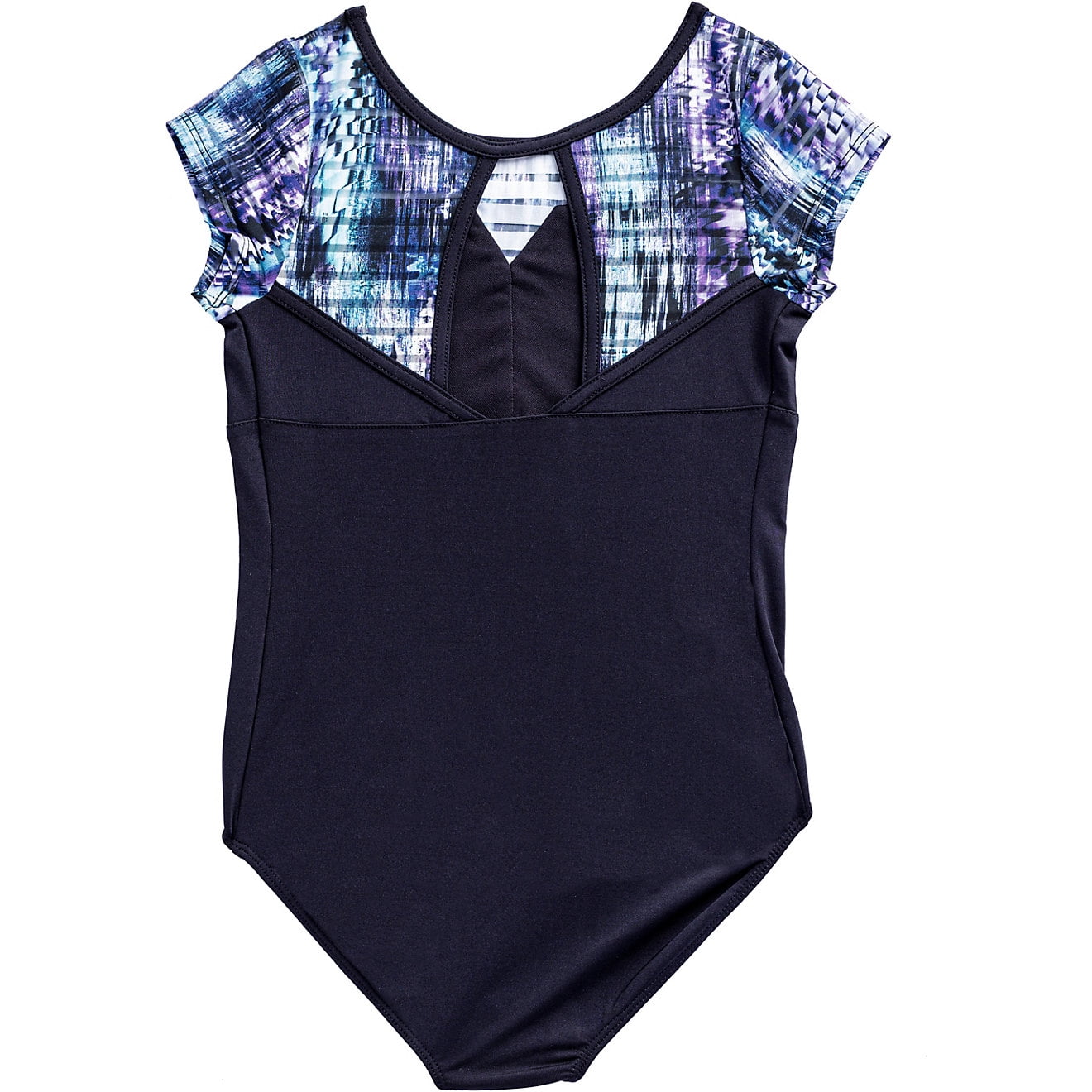 Rainbeau Moves Girl's Dance & Gymnastics Short Sleeve Leotard, (XS-XL)