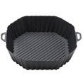 thumbnail image 2 of YAOMOBB Grill Plate Double Handle Baking Pan Non Scalding Silicone Roasting Tray for Daily Use, 2 of 5