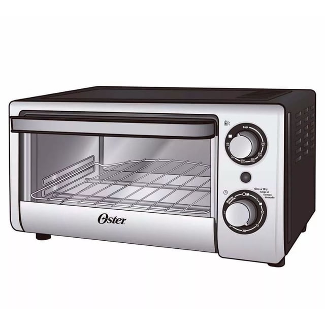 Horno tostador 4 Rebanadas negro Oster TSSTTV10LTB013