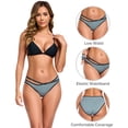 thumbnail image 3 of CF Modal Bikini Panties for Women Pack Soft Breathable Underwear String Bikini Low Rise Briefs Ladies Hipster Panty S-2XL (5E,M), 3 of 7