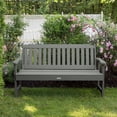 thumbnail image 2 of Highwood 5ft, Lehigh Garden Bench - Weather Resistant, Outdoor, 2-Person, 2 of 8