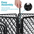 thumbnail image 6 of Vibrant Life 4-Panel Plastic Playpen for Dogs, Black, 24", 6 of 8