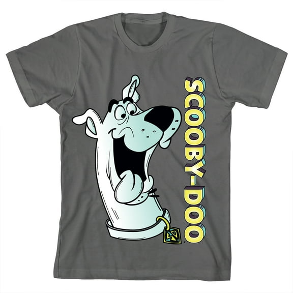 Scooby Doo Youth Charcoal Short Sleeve Tee-Medium