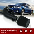 thumbnail image 2 of AJP Distributors Cold Air Short Ram Intake CAI SRI JDM Induction System Black Aluminum Pipe + Filter Compatible/Replacement For Nissan Altima L33 2.5L I4 L4 2013 2014 2015 2016 2017 13 14 15 16 17 18, 2 of 7