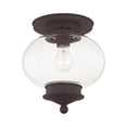 thumbnail image 3 of Livex Lighting Harbor Ceiling Mount in Bronze, 3 of 9