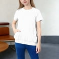 thumbnail image 2 of Girls Hooded Sweatshirt for Kids Double Pocket Pullover Top Medium Large Size, 2 of 7